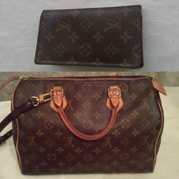 Louis Vuitton Speedy 30 & Ckbk Wallet